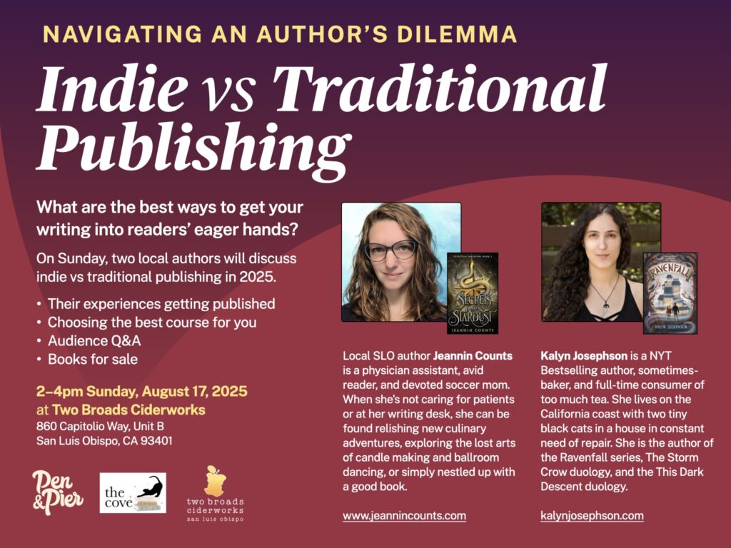 Indie vs Traditional Publishing Aug flyer
